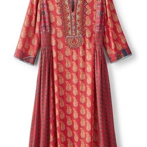 Soft Surroundings Boho Midi Dress| Size M